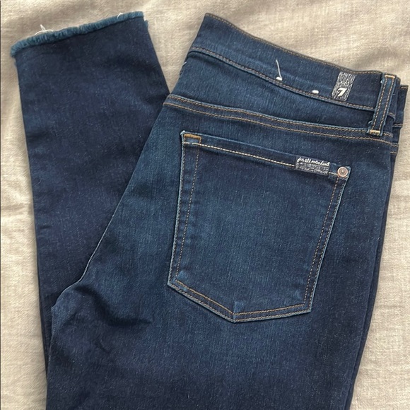 7 For All Mankind Denim - 7 For All Mankind Women's Blue Jeans